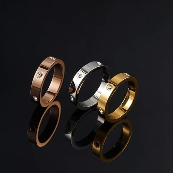 Neiman Marcus Love Friendship 18K Gold  Plated Ring - Picture 7 of 7